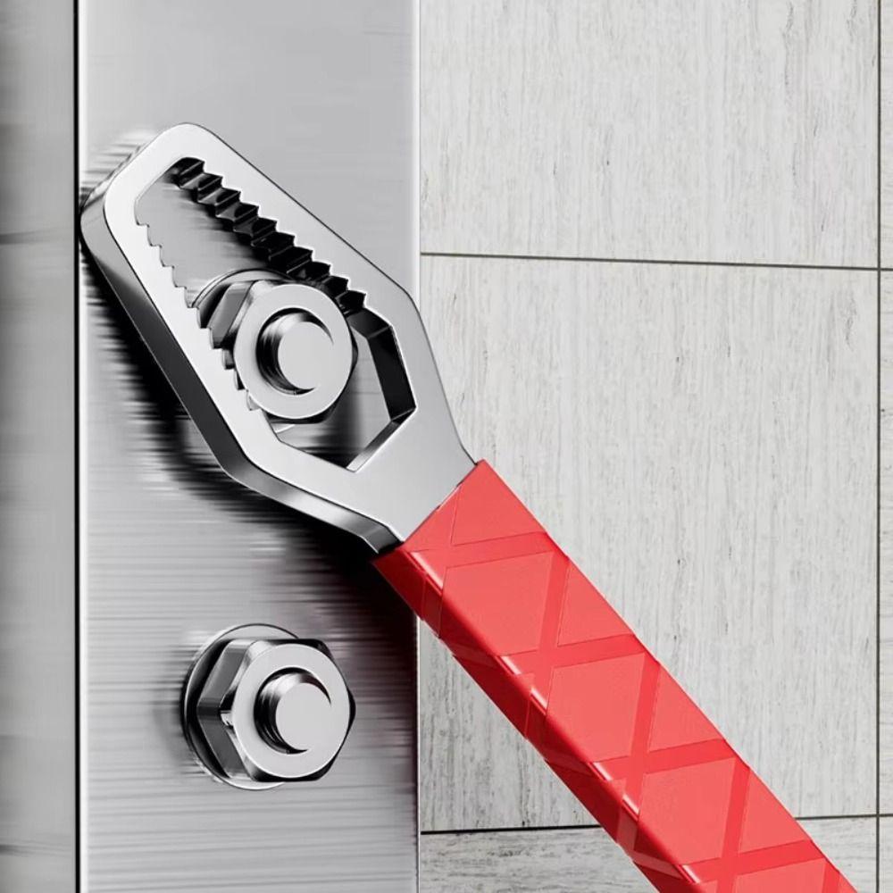 Sheep Horn Connected Multifunctional Hammer Folding Design Universal Wrench  Car Mounted