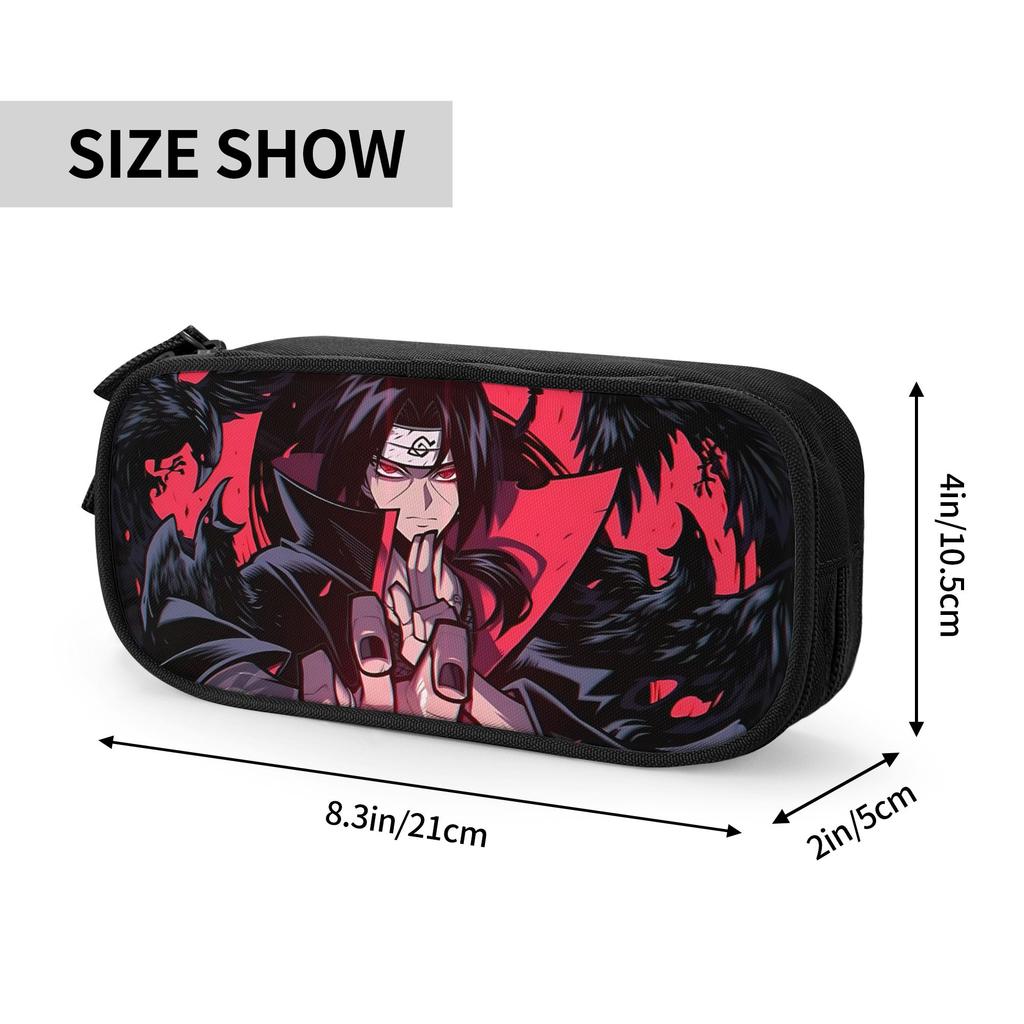 Custom Naruto anime comic Large Capacity Bags for Child  School Pencil Bag for Boys Gilrs Kids