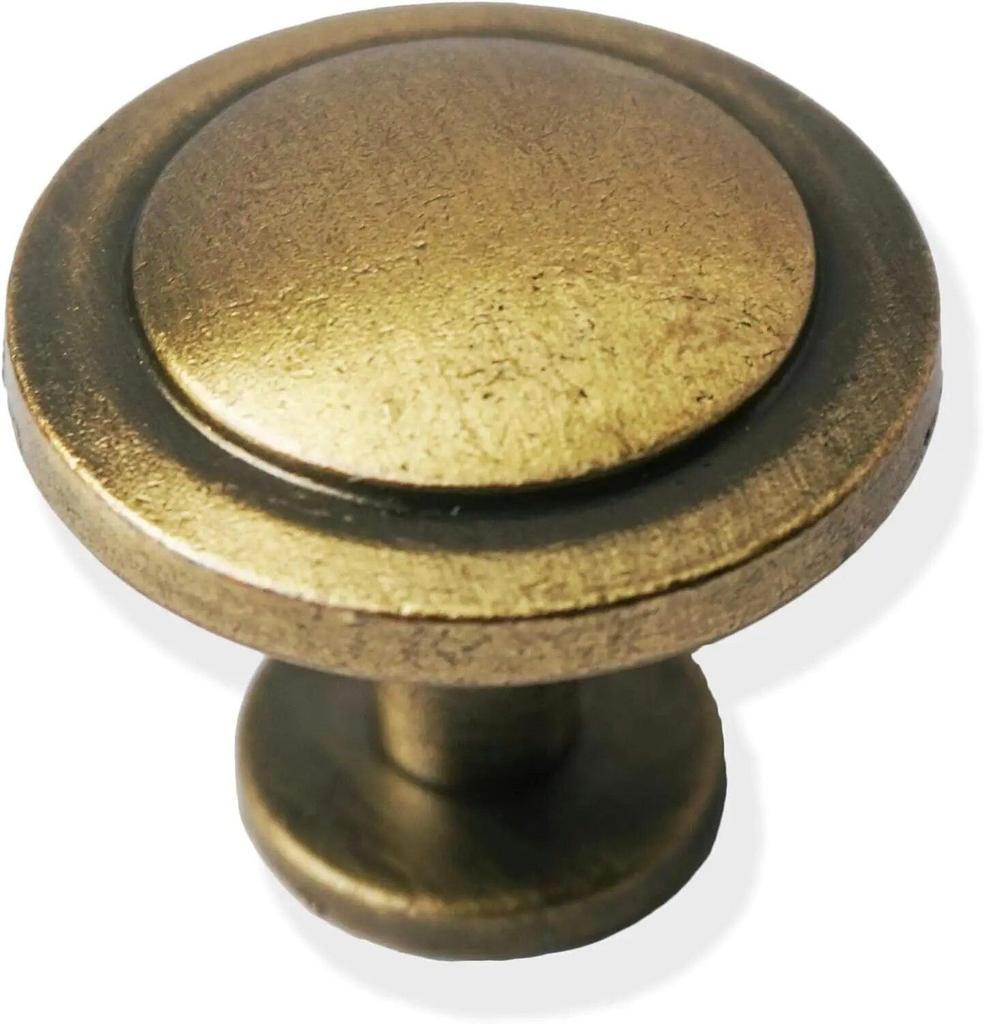 Pomelli per cassettiere vintage in bronzo, pomelli per armadietti antichi, pomelli per cucina, pomelli in metallo, pomelli in lega di zinco con viti di 3 dimensioni