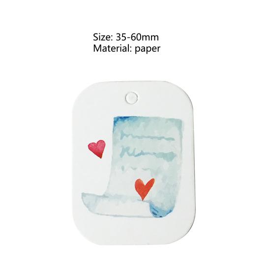 50 Pcs Gift Hanging Apply Decorations Labels Easy To Exquisite Workmanship Paper Hanging Tag Pendant