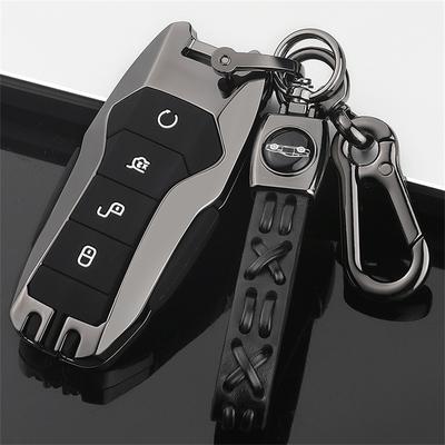 Car Key Cover Smart Remote Key Case for Tang DM 2018 Key Bag Auto Accessories Keychain Keyring Key Covers