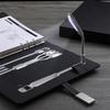 A5 Loose-Leaf Notebook Set with Table Lamp & Wireless Charging Power Bank - Customized Business Gift