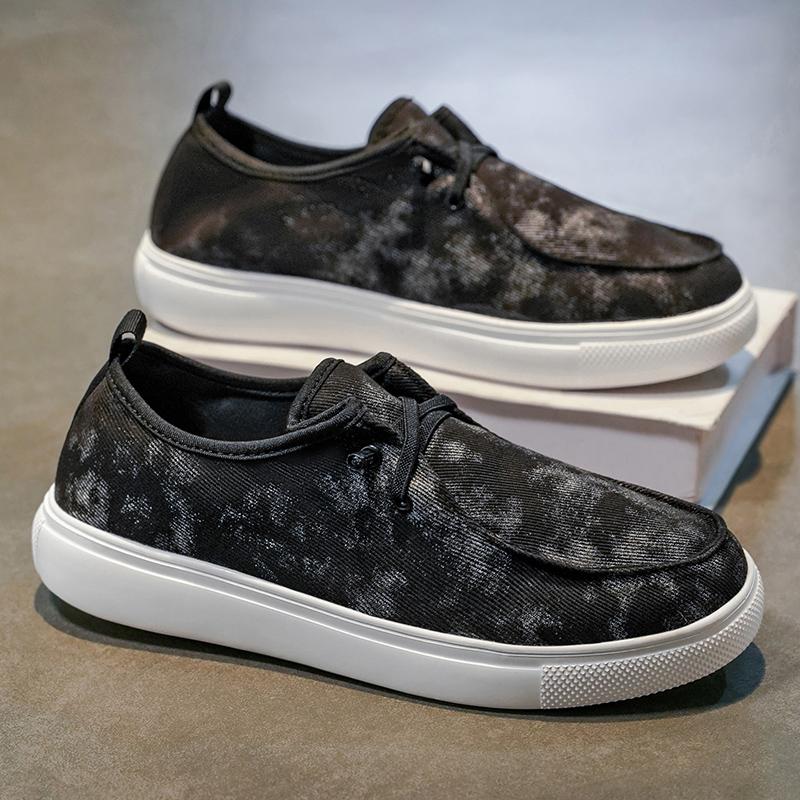 Fashion Summer Men's Canvas Shoes Denim Sneakers Women Canvas Shoes Breathable Moccasins Vulcanized Shoes Men's Sneakers Shoes Plus Size