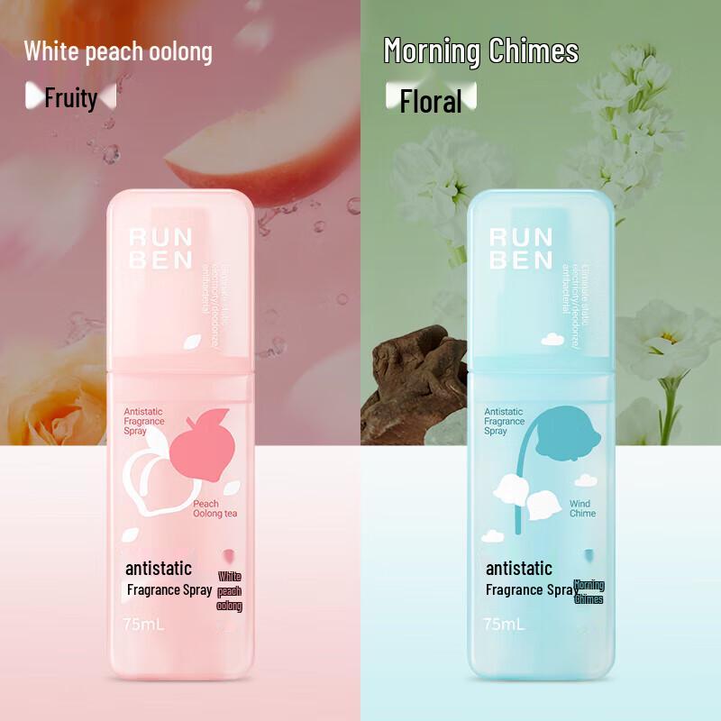RUNBEN Антистатический спрей-ароматизатор для одежды Duo