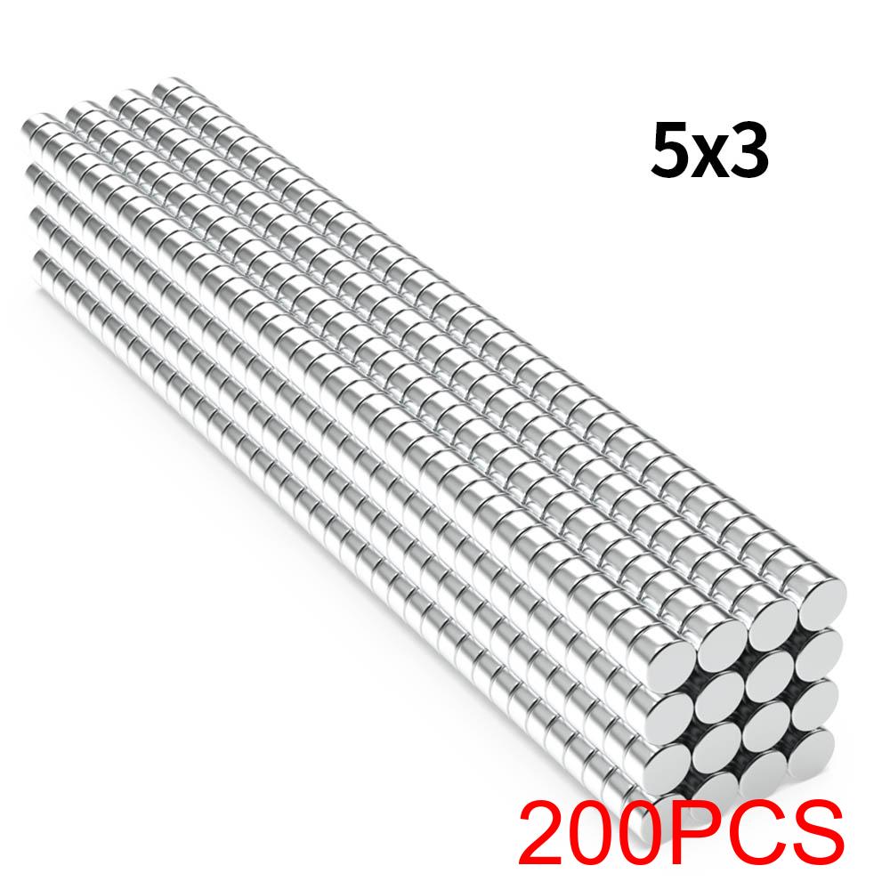 Super Strong Neodymium Magnet N35 NdfeB Permanent Magnetic imanes Round Powerful Magnets Refrigerator Magnet 4x1.5 4x2 5x1 6x2