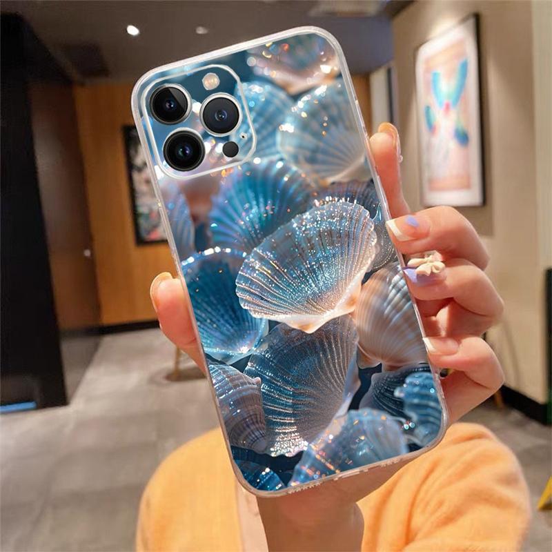 Shell Pearl Phone Case For Iphone 17ProMax 17 Pro Air 16 15 14 13 Pro Max 16 15 14 13 Pro 15Plus