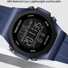 NAVIFORCE Digital Watch for Men Boy Waterproof Silicone Strap LCD Dial Luminous Countdown Boy Men's Sports Multifunctional Watch NF7117