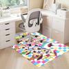 1pc Office Carpet Chair Mats Cartoon Animal Party Perfect for Office Chairs, Living Rooms, Or Bedrooms,Polyester Carpet.HDT162