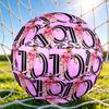 1pc Messi Miami Soccer Ball Size 5, Machine-stitched, Suitable for Practice Matches/tournament Training for Sports, Lightweight and Durable. C7012