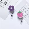 Doctor Reel Clip Acrylic Student Name Card Holder Badge Holder Retractable Badge Reel ID Card Clips