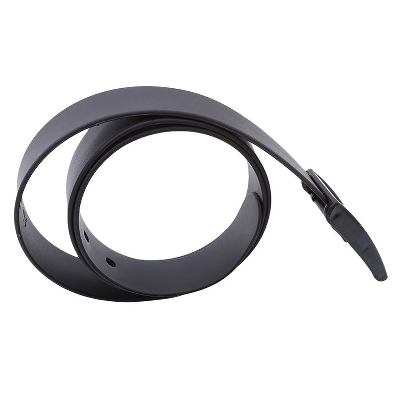 Fashion Plastic Belt Friendly Candy Multi Color Silicone Rubber Leather Belt Smooth Buckle For Women Men Adjustable