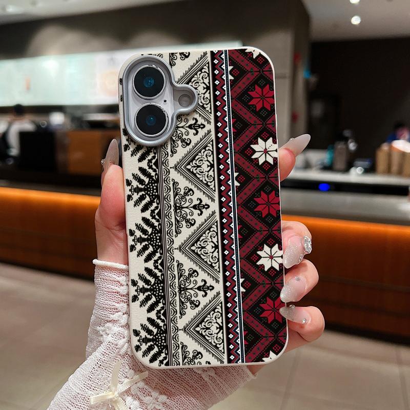 

Роскошный узор TPU кожа текстура матовый чехол для iPhone 16 Pro Max 15 14 Pro 13 12 11 мягкий ударопрочный тонкий чехол для телефона iPhone 16 белый/бежевый