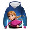 MINISO, Disney, Girl, Frozen, Sweatshirt, Anna, Elsa, Long Sleeve, Pullover, Autumn, Hoodie