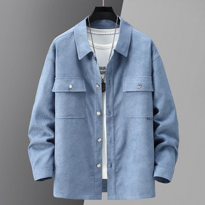 Autumn Casual Plus Size Men's Jacket - Trendy Extra Large, Up to 400 Jin