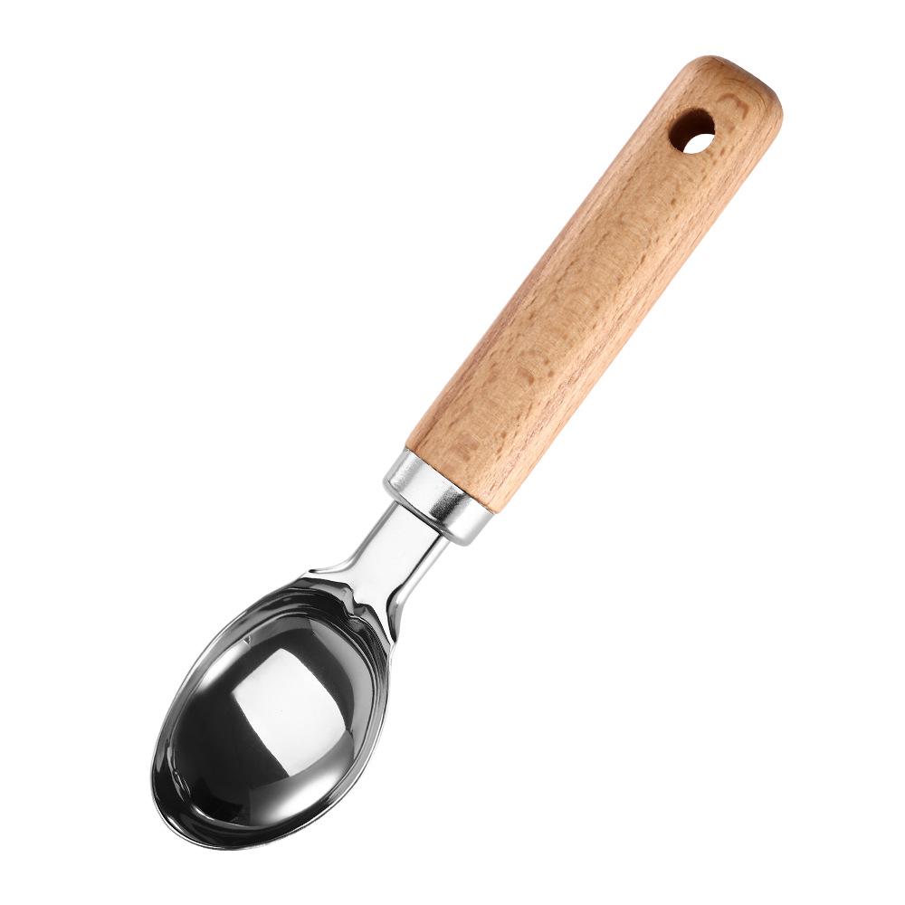Stainless Steel Ice Cream and Fruit Ball Scooper - Creative Home Dessert Tool. Stainless Steel Ice Cream Spoon
