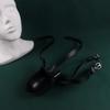 Adjustable Mouth Gag with Funnel for Deep Throat Training and Humanoid Toilet Roleplay