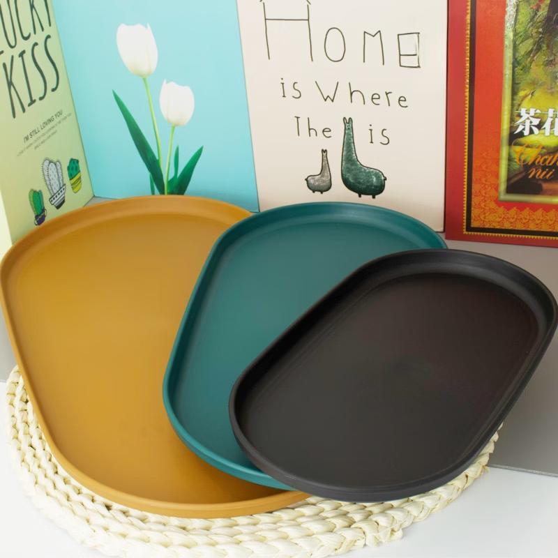 ZISIZ Multipurpose Oval Serving Tray