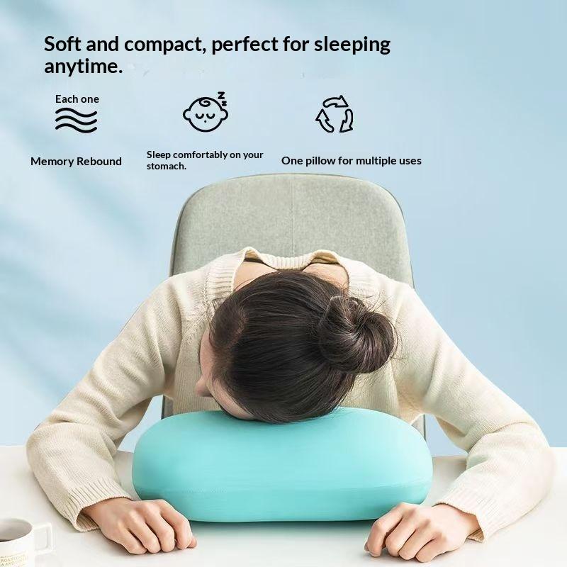 Ergonomisches Memory-Schaumstoffkissen Druckentlastend Verstellbare Höhe Geeignet für Alle Schlafpositionen Bett Sofa Verwendung