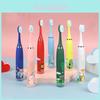 Brosse à dents électrique douce à piles pour enfants avec poils souples