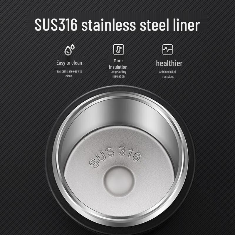 Fugurng Bestjoy Men's 316 Stainless Steel Tea Infuser Thermos