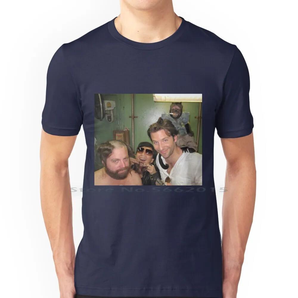 / Hangover Poster Poster T Shirt 100% Cotton Funny The Hangover Party Drunk Movie Beer Drinking Bradley Cooper Comedy Short