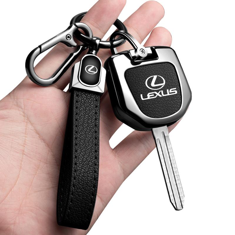DMTZ1 Leather Car Straight Foldable Key Shell Modification for Lexus Old RX330 IS200 ES300 IS400 Key Cover Modification Accessories