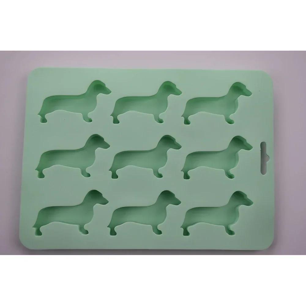 Dachshund Shaped Chocolate Cookie Silicone Mold Ice Cube Mold Creative DIY Home Ice Tray Kitchen Tools Silicone Molud Gadgets