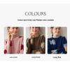 Lekasha Floral Cashmere Knit Sweater - Women's Autumn/Winter Round Neck Loose Fit