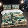 Navigation Anchor Rudder 3D Printed Bedding Set Cozy Duvet Cover King Queen Twin Single Size Birthday Gift Boy Kid Bedroom Decor
