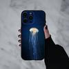 Pink Jellyfish Tear  Phone Case For iPhone 17pro, 16,15,14,13,12,11 X XR Plus,Others Soft Black Cover