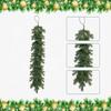 Artificial Christmas Garland Ornament, Realistic PE Table Centerpiece, Multifunctional Wall