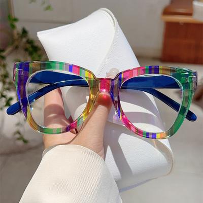 Y2k Beliebte Vintage Anti-Blaulicht Optische Brillen Damen Für Herren Luxusmarke Designer Myopie Korrekturbrillen Großes Gestell