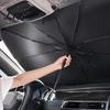 UV Protection Accessories Car Windscreen Sun Shade Umbrella, Foldable Front Window Sunshade, Heat-Resistant Protector for SUV Trucks Sedans
