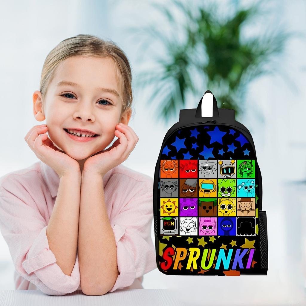 Large-capacity Backpack For Primary And Secondary School Students, Cartoon Shoulder Bag And Pencil Case For Children