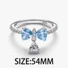 New 925 Silver Love Heart Rabbit Butterfly Bee Specimen Bead Double Color Talisman Pendant DIY Exquisite Charm Jewelry Gift