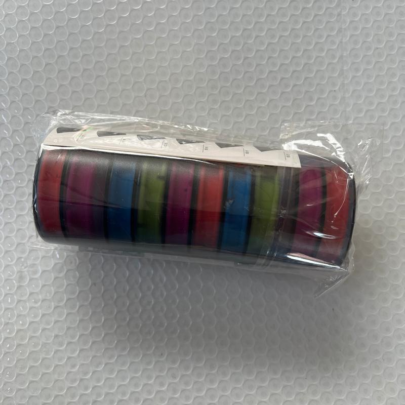 Silicone Fishing Main Line Case Rainbow Colour Double Winding Plate Durable Fishing Line Case Fishing Tools