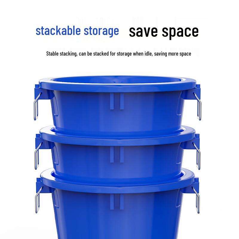 Thickened Plastic Storage Bucket with Lid