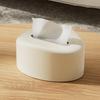 Yousheng Tissue Box Cover Rounded Corners Tissue Box Holder Spring Support Tissue Dispenser for Home Living Room Bedroom Office Use