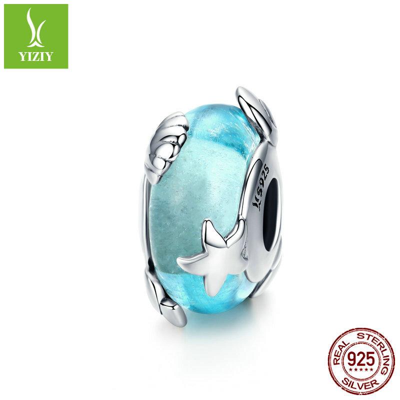 Design S925 Silver Glazed Bead Collection Diy Beaded Bracelet Jewelry Accessories