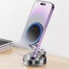 Magnetic Phone Holder Vacuum Suction Stand for Car Gym Kitchen Rotating Foldable Magnetic Holder for Navigation Streaming