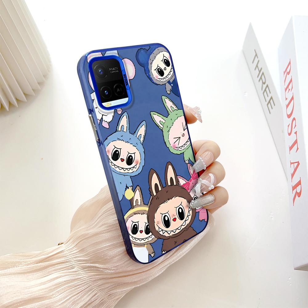 Bemaltes Muster Buntes Splitter-Doppelseitiges Hartschalen-Stoßschutz-Anti-Fall-Telefongehäuse für Vivo