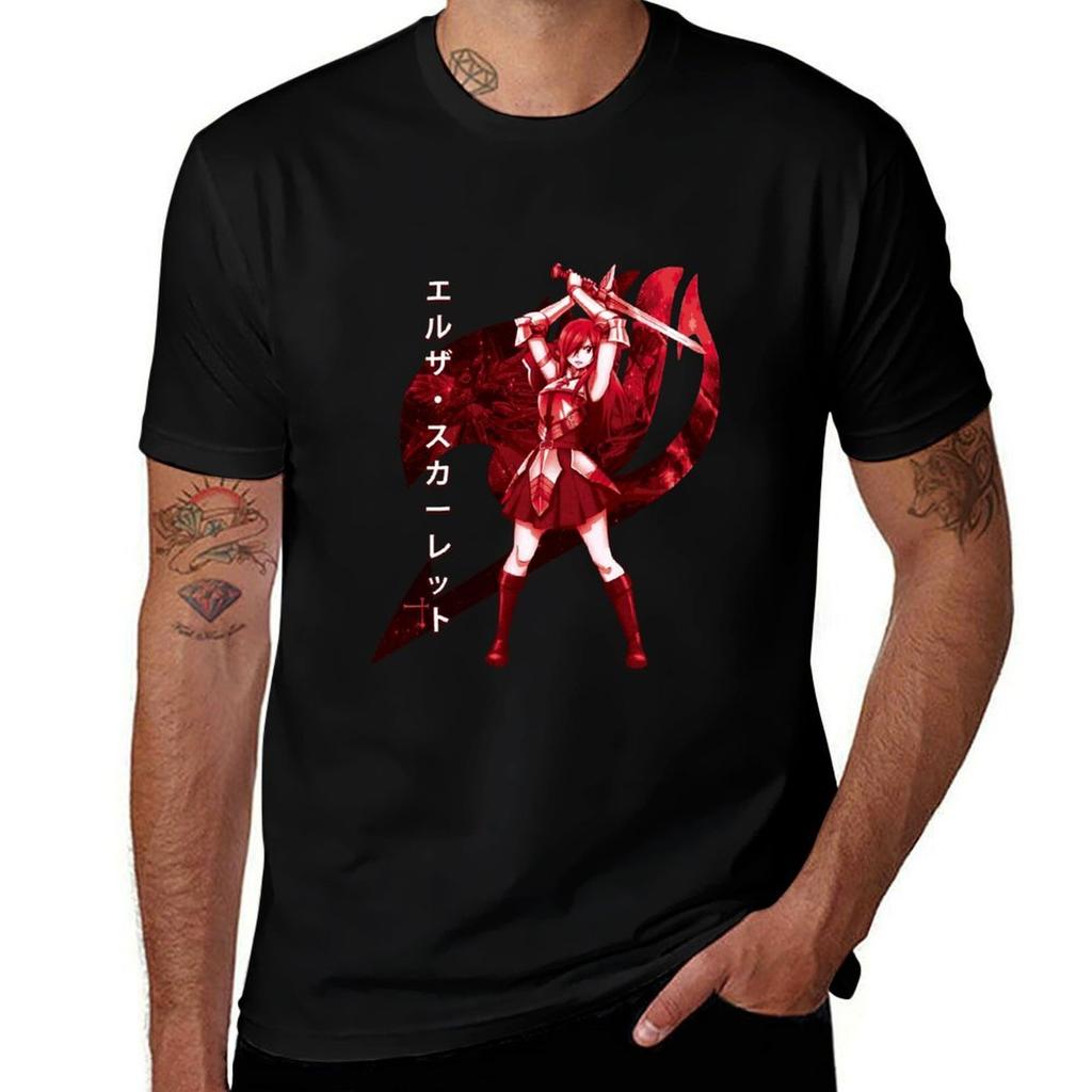 T-shirt Erza Stampa Trendy Manica Corta