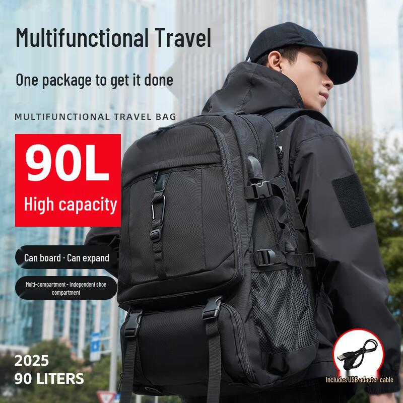 JINSHIWQ Men's Large Capacity Outdoor Travel Backpack