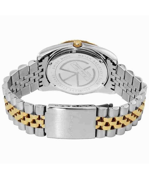 Mathey-Tissot Rolly III Zweifarbige Edelstahl Braunes Zifferblatt Quarz H810BM Herrenuhr