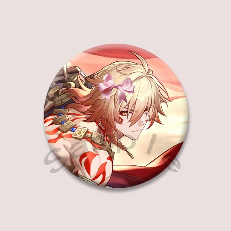 Honkai Star Rail Mydei Icons Acrylic Brooch Cartoon Figure Lapel Pin Badge for Women Men Clothing Bag Accessories Jewelry Decor