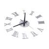 Roman Numerals Design Wall Clock Acrylic Mute Frameless DIY Wall Clock for Home Office