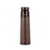 Copper Water Bottle 1 Litre Antique Etching Leak Proof Ayurveda Inspired