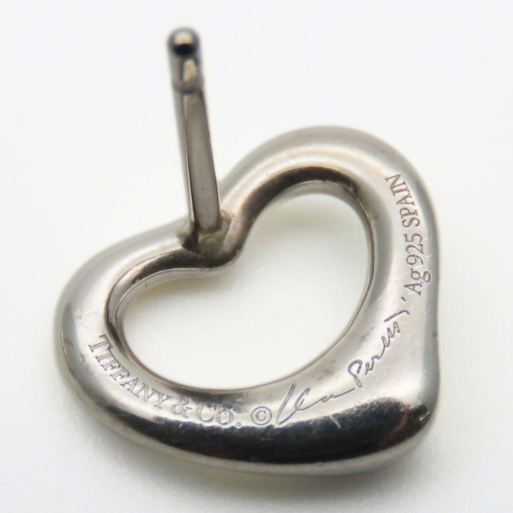 Used TIFFANY&Co. Pierce Open Heart Silver925 2.2g Silver El Saperetti