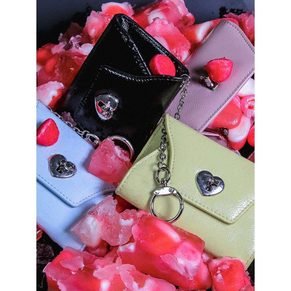 Le Masque Heartlock Keyring Multi Pouch Keyring Card Wallet (5 Colors)