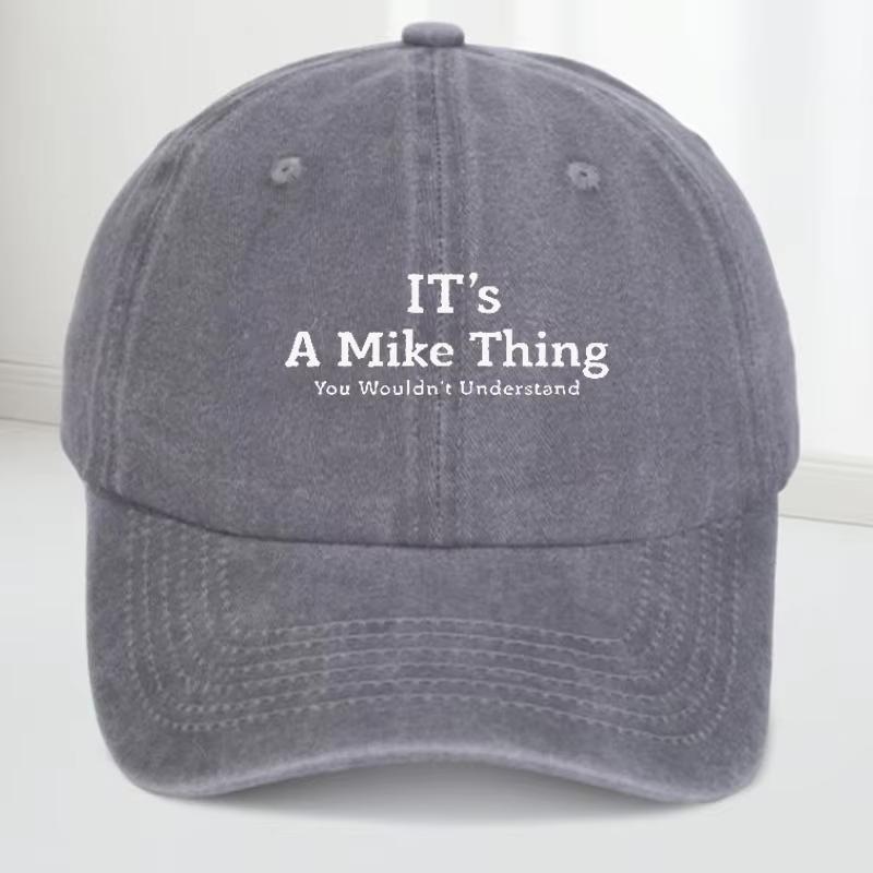 This Is Mike'S Matter, You Won'T Get It) Fashion Printed Baseball Cap, Vintage Dad Hat, Outdoor Casual Shade.Baseball Caps